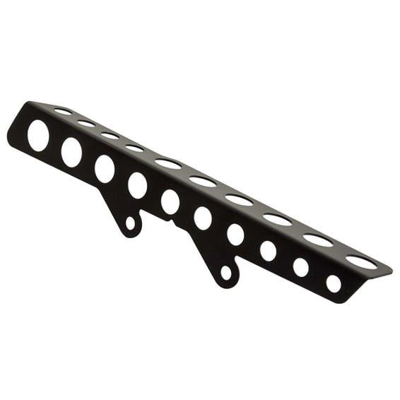 Rick's Motorcycles, belt guard Round holes. Matte black