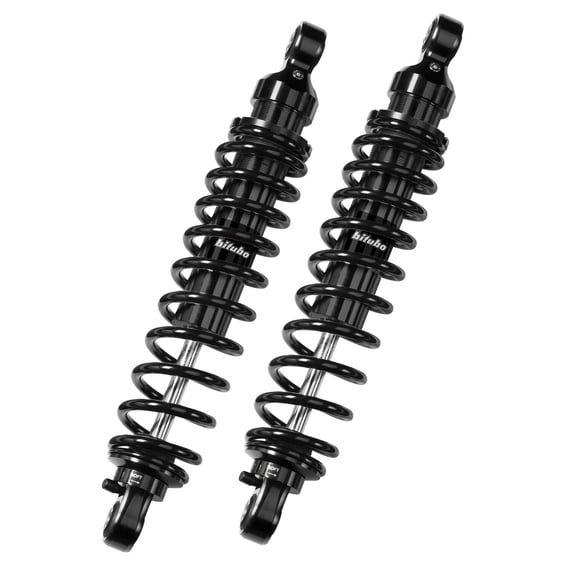 WME dual shock absorber set. Black. 331mm