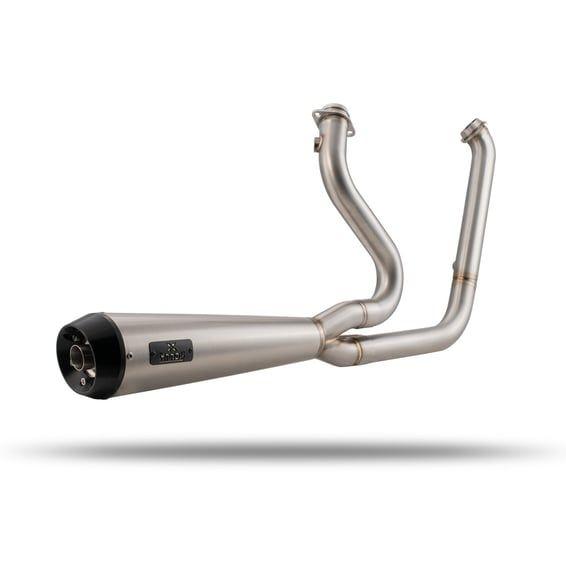 TC 5-sp Dyna 2-1 exhaust. SS Satin. Euro 2/3