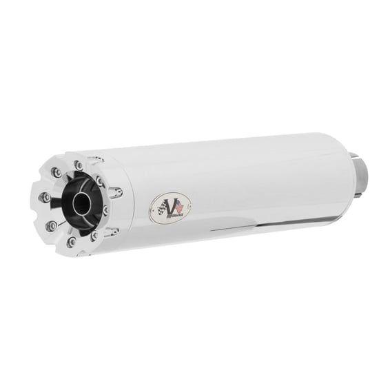 'Revolver' slip-on muffler set. Chrome