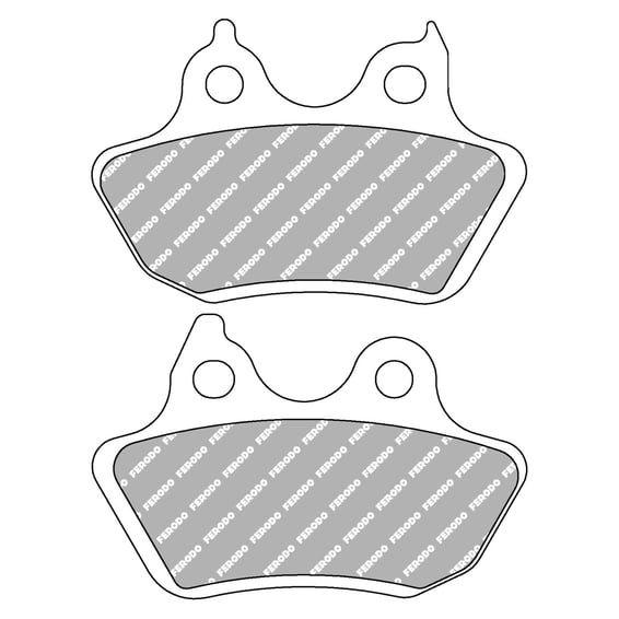 Ferodo, brake pads. Organic P-compound