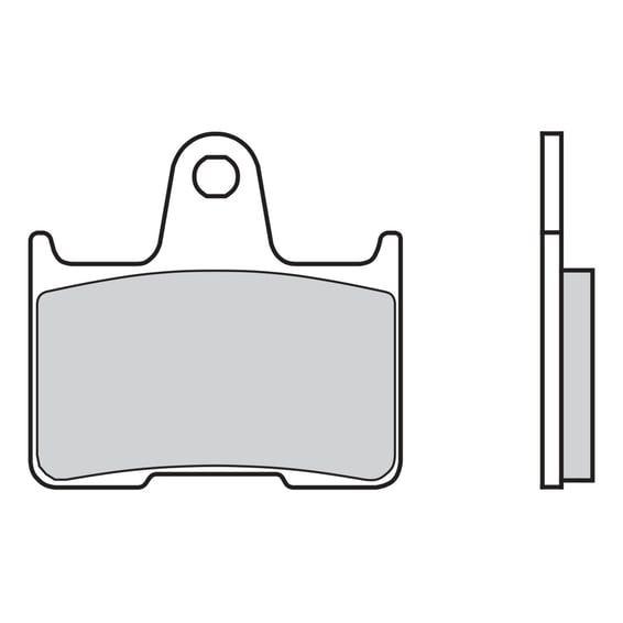 brake pad set. Sintered. Rear