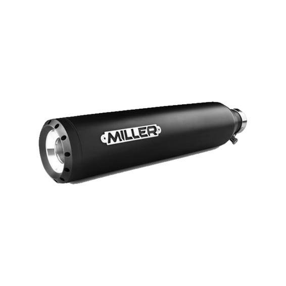 Miller, Yukon Slip-On Muffler. Euro 5. Black