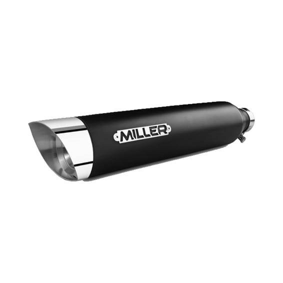 Miller, Yukon Slip-On Muffler. Euro 5. Polished