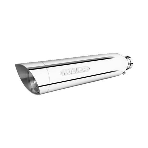 Miller, Yukon Slip-On Muffler. Euro 5. Polished