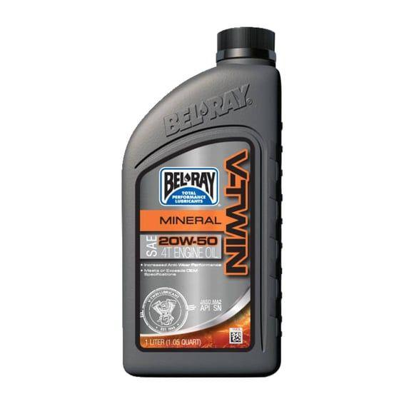 V-Twin mineral motor oil, 20W-50. 1L