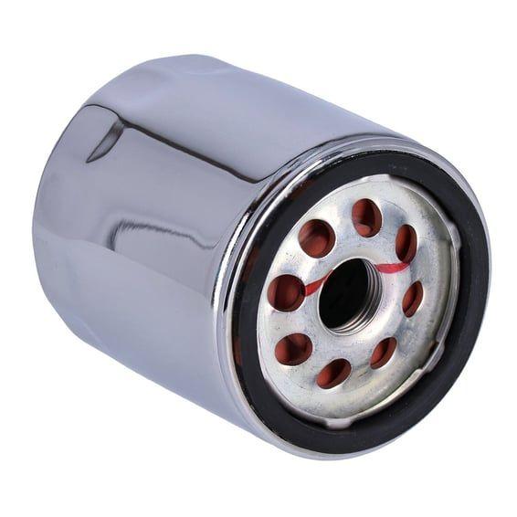 spin-on oil filter. Magnetic, chrome
