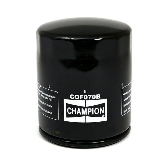 spin-on oil filter. Black