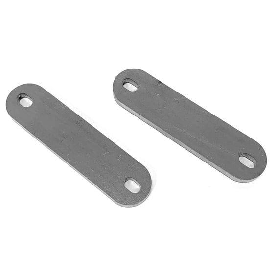 flat steel tabs 6x25x100mm. 10.5mm holes