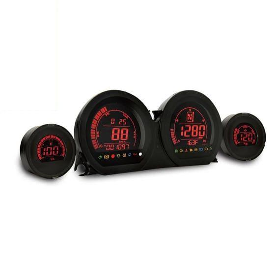 KOSO, HD-03 8-color 4-piece gauge kit