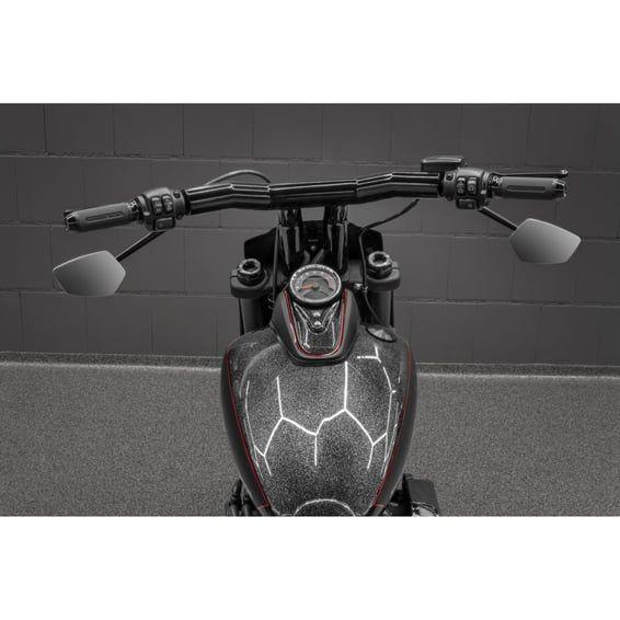 'Back Saver' Raked T-Bar Mega handlebar 12"