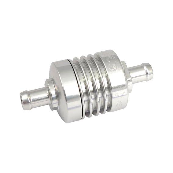 Golan mini fuel filter 5/16" (8 mm). Clear anodized