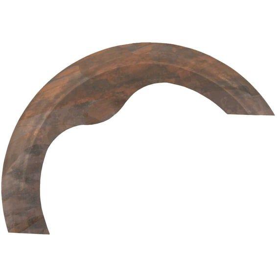 Half Moon front fender. 135mm wide. 16"-18"