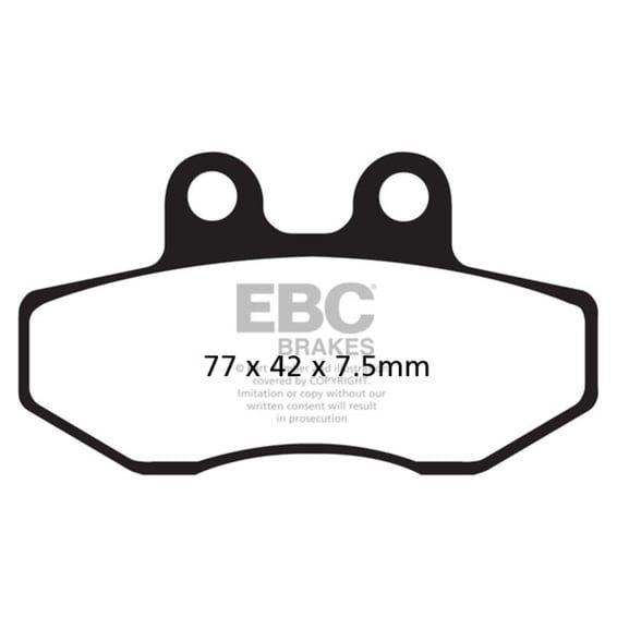 Organic brake pads