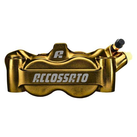 100mm Monoblock radial brake caliper right. Gold